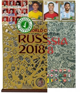 Hobby Sapiens binder for Panini World Cup 2018 album, Gold Edition – protector and display option for Panini albums.