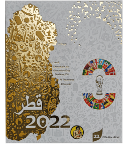 World Cup Qatar 2022 Binder – Gold Edition | Hobby Sapiens - back