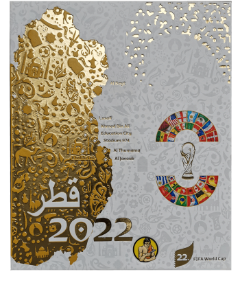 World Cup Qatar 2022 Binder – Gold Edition | Hobby Sapiens - Image 2