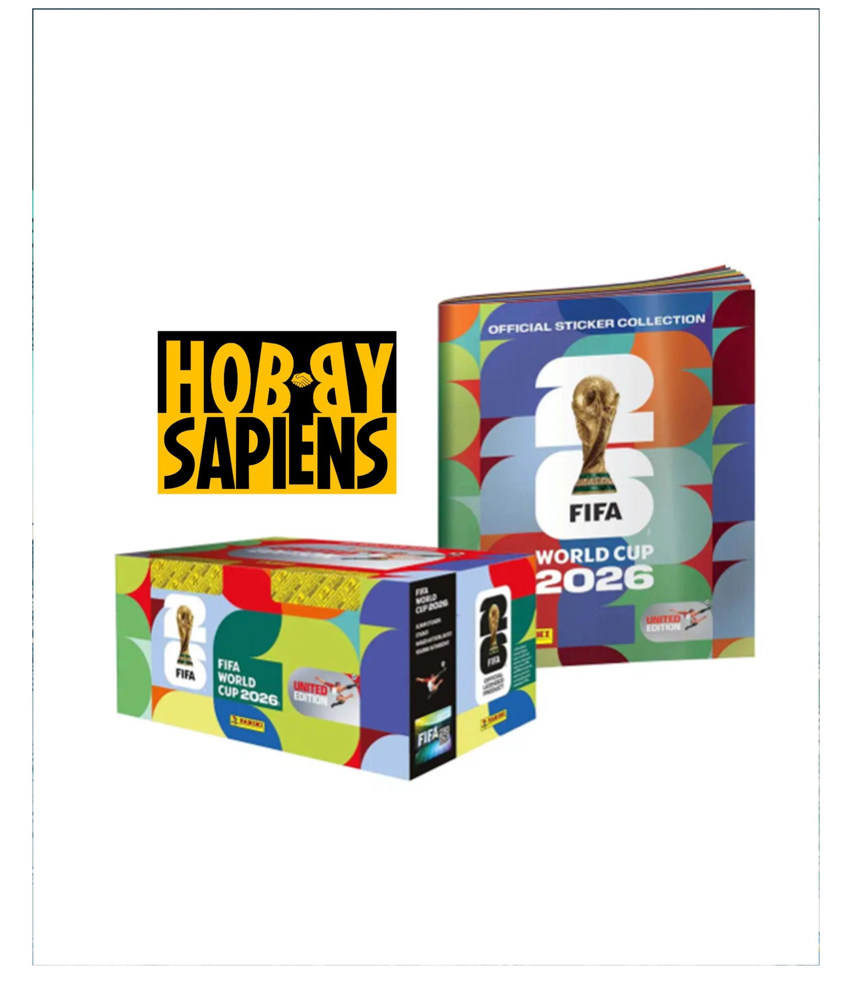 Panini World Cup 2026 Swiss United Ed. – 100 Packs + Album + Binder of Your Choice