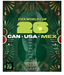 World Cup USA Canada Mexico 2026 Binder – GREEN Edition | Hobby Sapiens
