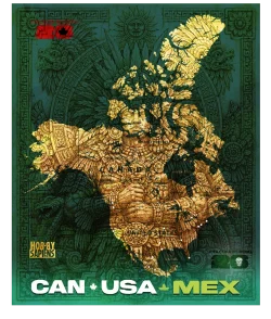 World Cup USA Canada Mexico 2026 Binder – GREEN Edition | Hobby Sapiens - back