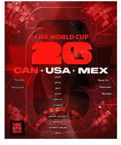 World Cup USA Canada Mexico 2026 Binder – RED Edition | Hobby Sapiens