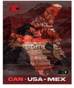 World Cup USA Canada Mexico 2026 Binder – RED Edition | Hobby Sapiens - back